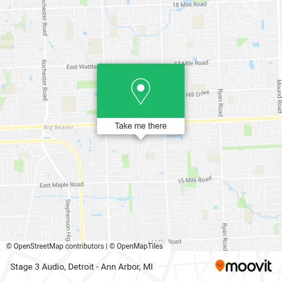 Stage 3 Audio map