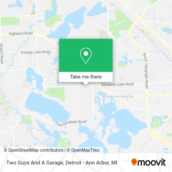 Two Guys And A Garage map