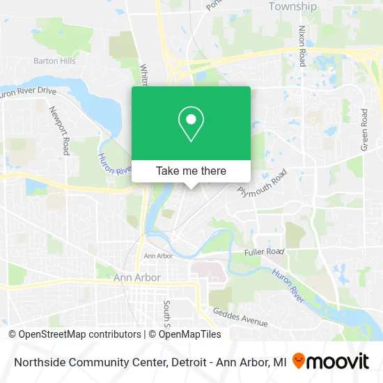 Northside Community Center map