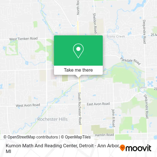 Kumon Math And Reading Center map
