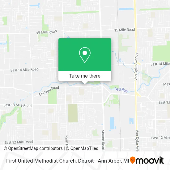First United Methodist Church map