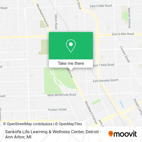 Sankofa Life Learning & Wellness Center map
