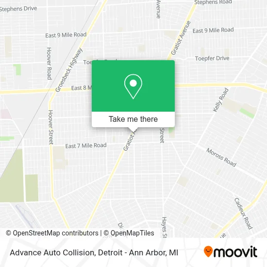 Advance Auto Collision map