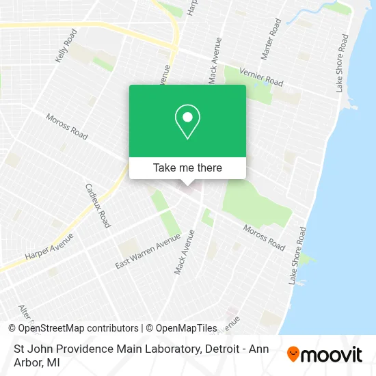 St John Providence Main Laboratory map