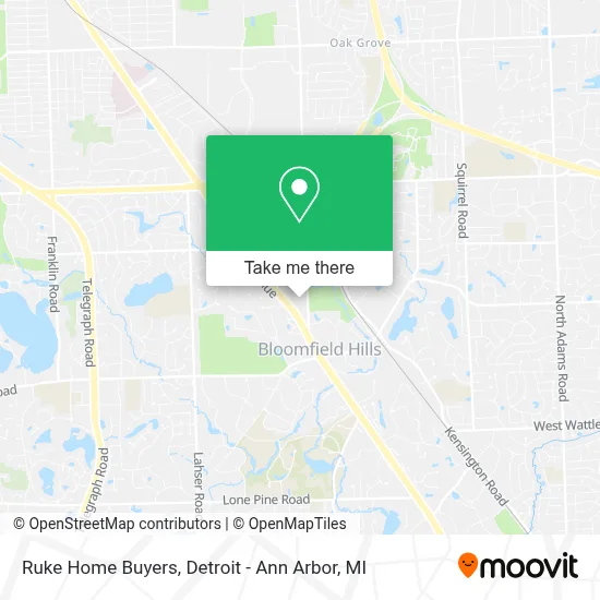 Ruke Home Buyers map