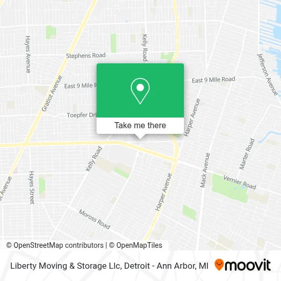 Liberty Moving & Storage Llc map