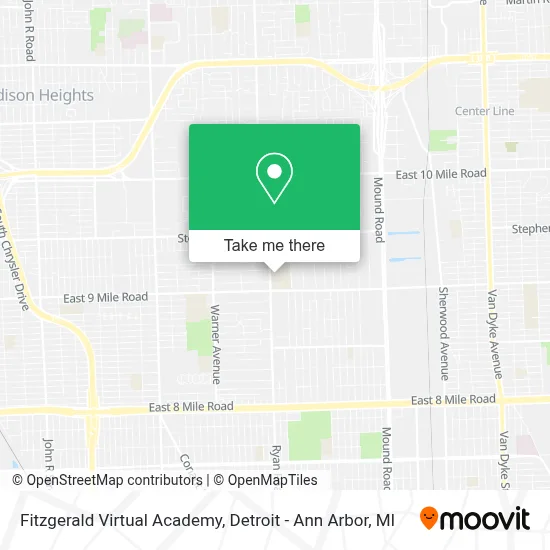 Fitzgerald Virtual Academy map