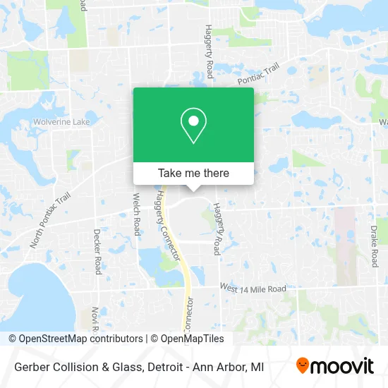 Gerber Collision & Glass map