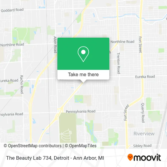 The Beauty Lab 734 map