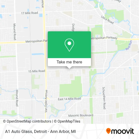 A1 Auto Glass map