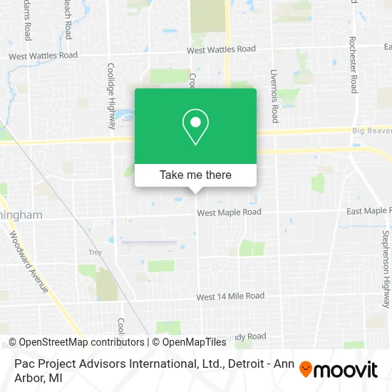Pac Project Advisors International, Ltd. map