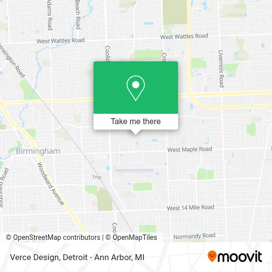 Verce Design map
