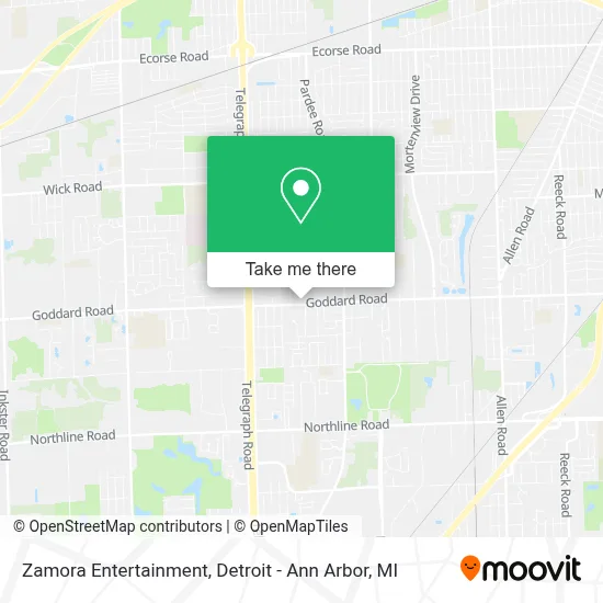 Zamora Entertainment map