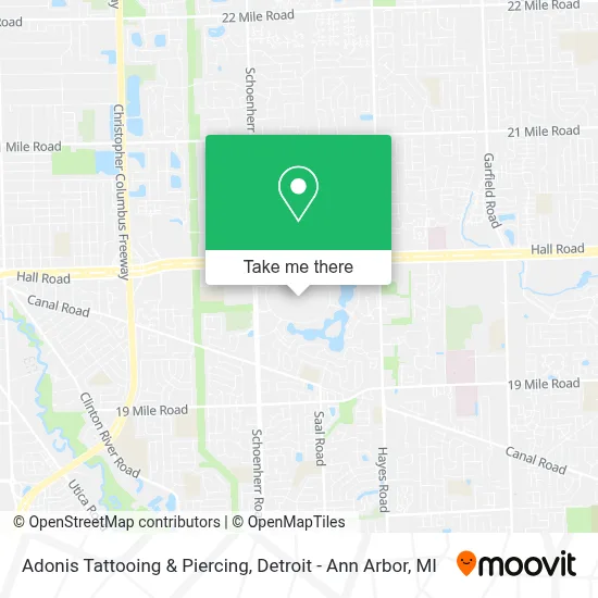 Adonis Tattooing & Piercing map