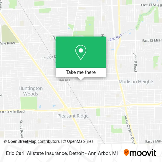 Eric Carl: Allstate Insurance map