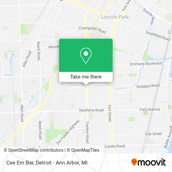 Cee Em Bar map