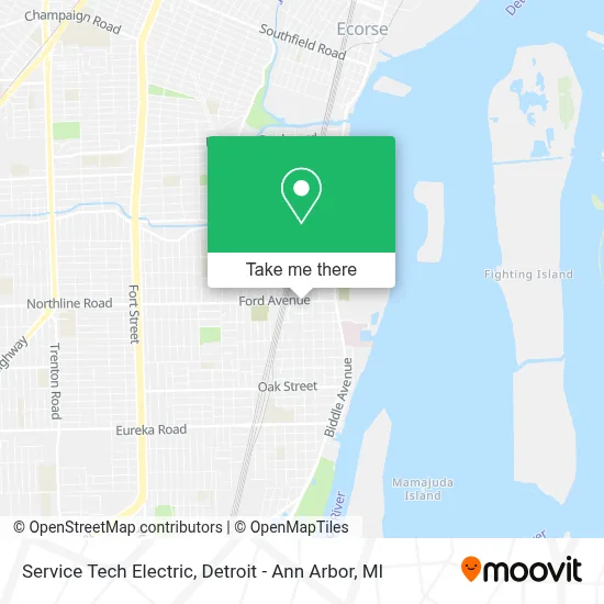 Service Tech Electric map