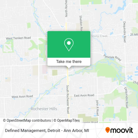 Defined Management map