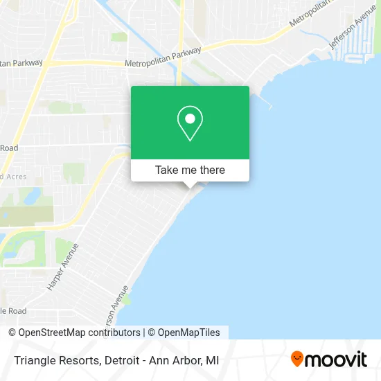 Triangle Resorts map