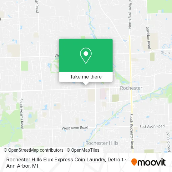 Rochester Hills Elux Express Coin Laundry map
