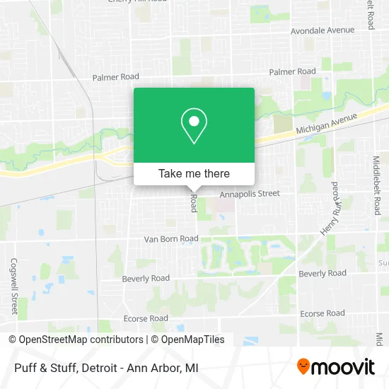 Puff & Stuff map