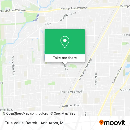 True Value map