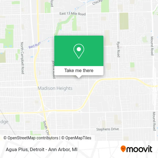 Agua Plus map