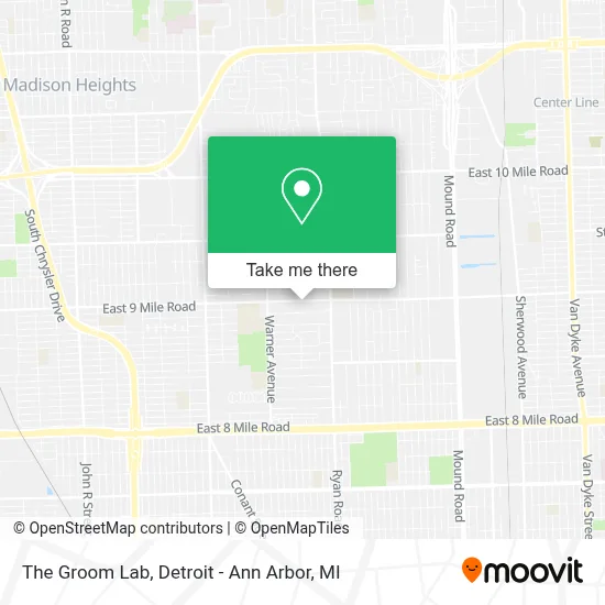 The Groom Lab map