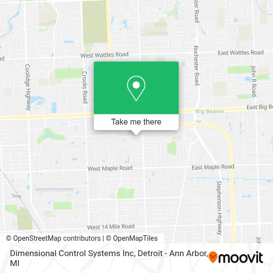 Dimensional Control Systems Inc map