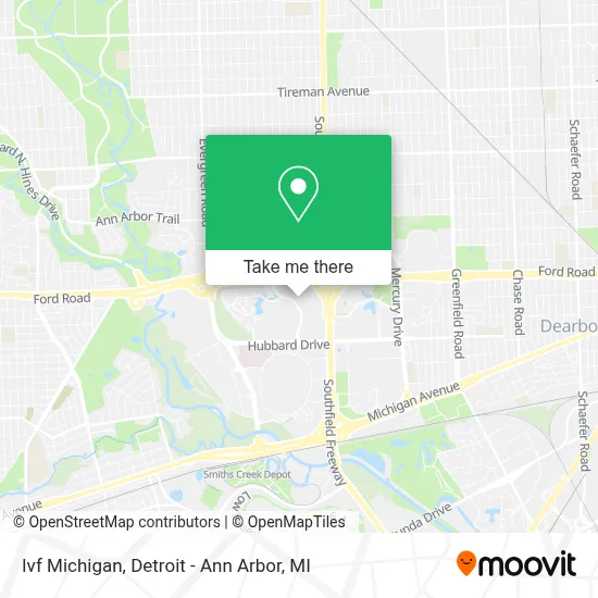 Ivf Michigan map