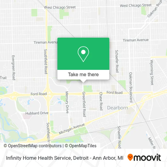 Infinity Home Health Service map