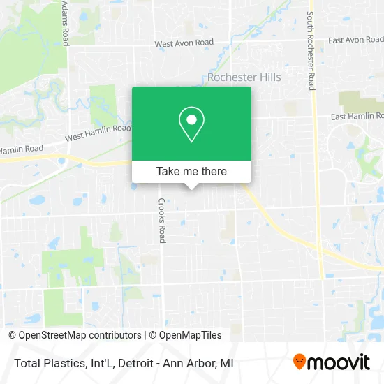Total Plastics, Int'L map