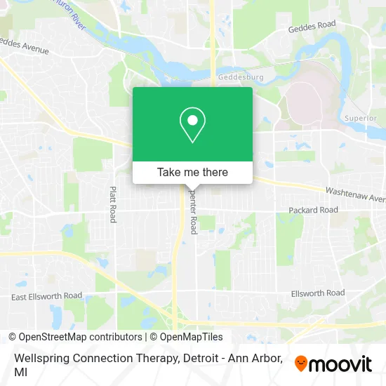 Wellspring Connection Therapy map