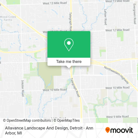 Allavance Landscape And Design map