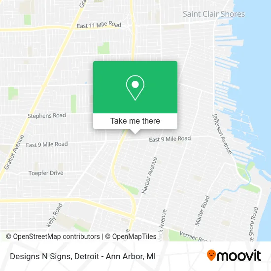 Designs N Signs map