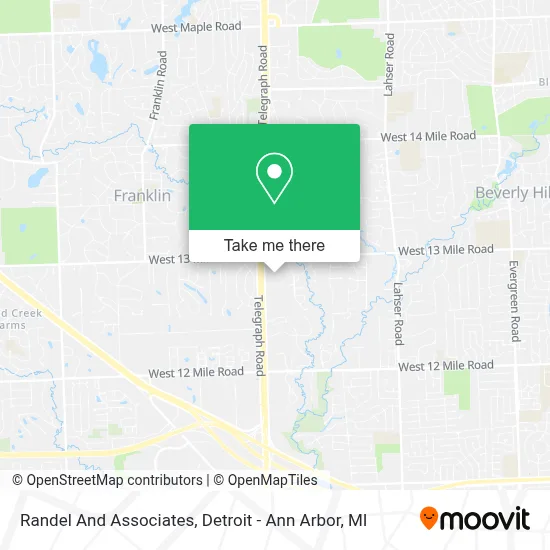 Randel And Associates map