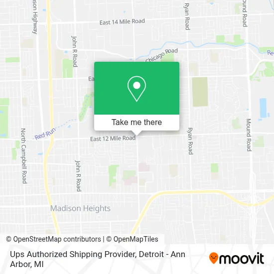Ups Authorized Shipping Provider map