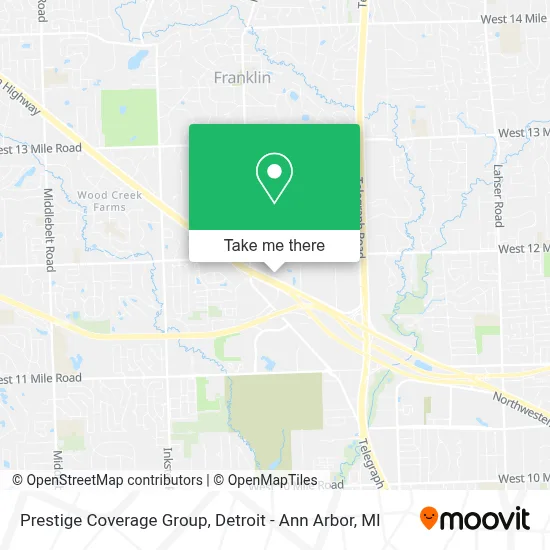 Prestige Coverage Group map
