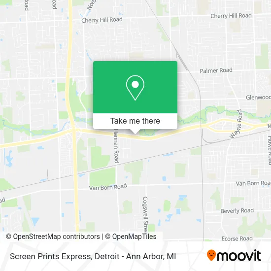 Screen Prints Express map