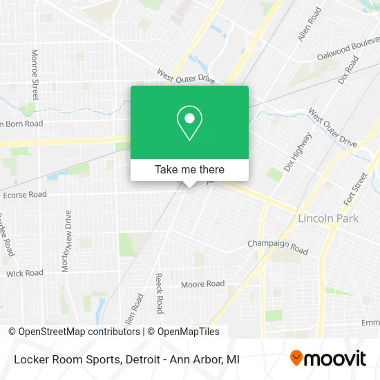 Locker Room Sports map