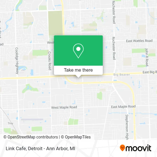 Link Cafe map