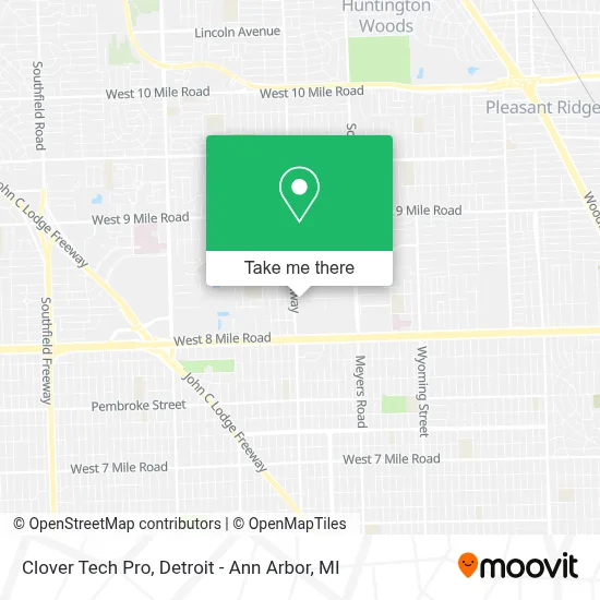 Clover Tech Pro map