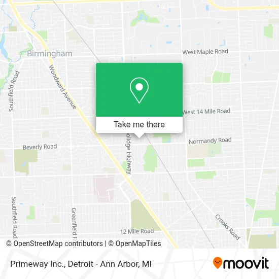 Primeway Inc. map
