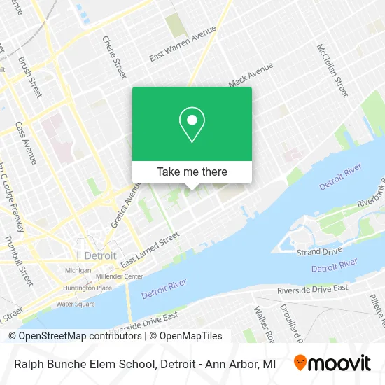 Ralph Bunche Elem School map