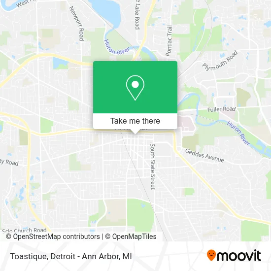 Toastique map