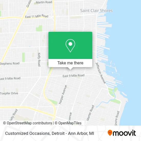 Customized Occasions map