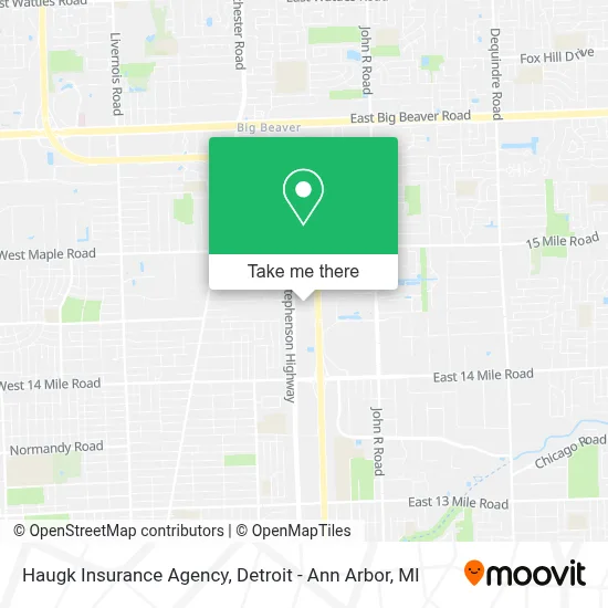 Haugk Insurance Agency map