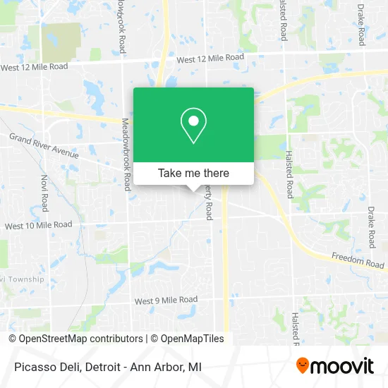 Picasso Deli map