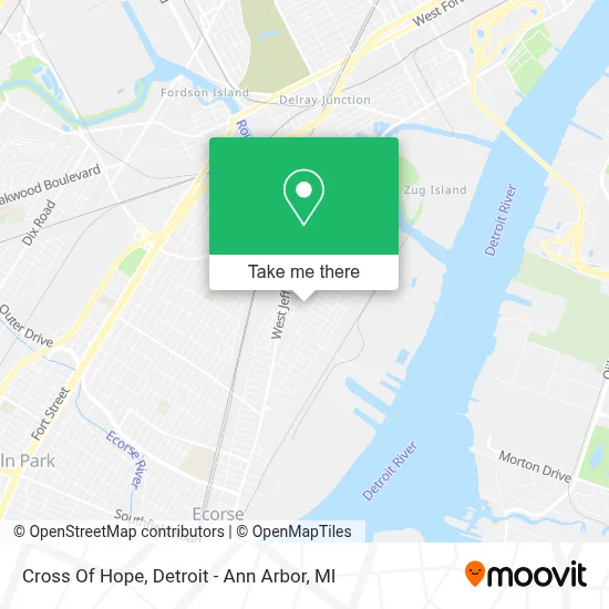 Cross Of Hope map