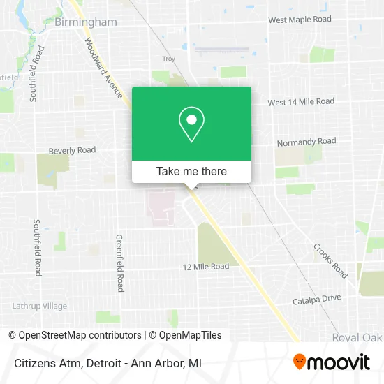 Citizens Atm map